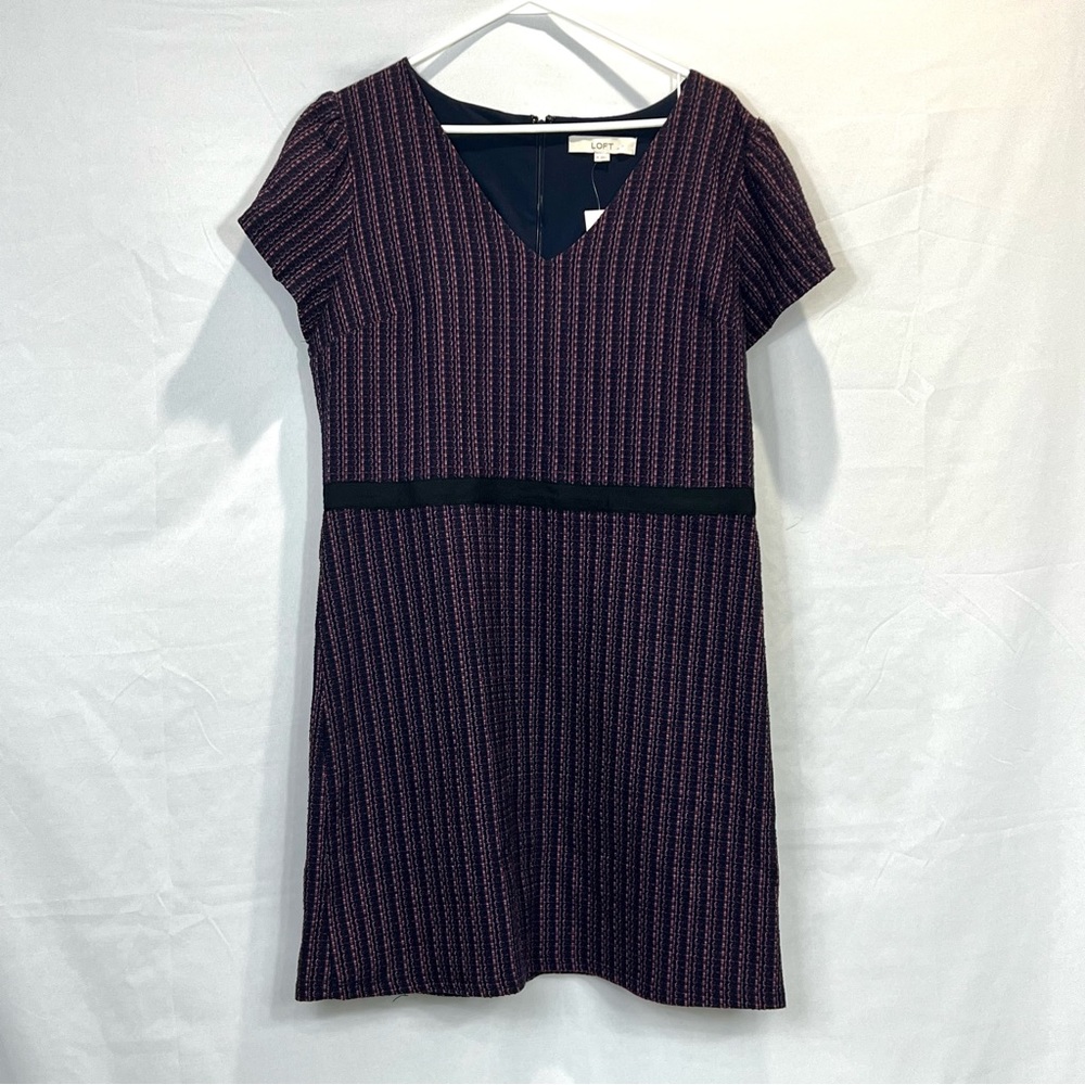NWT LOFT Tweed Sheath Dress Career Plus Size 14